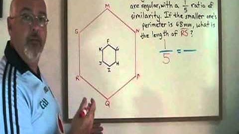 Find Side Lengths in Similar Regular Polygons - Example 2