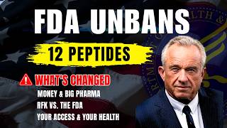 FDA Just Changed Everything BPC-157, TB-500 & 12 Peptides-Here's What It Means for You (2026)