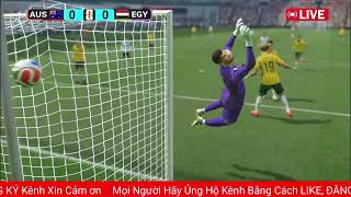 Trực tiếp| Australia vs Ai Cập (01h00 ngày 4/7): Chuột túi đấu Pharaoh|Simulation Video Game screenshot 1
