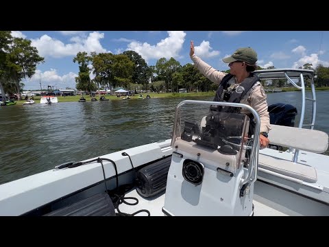 FWC officers spend Independence Day patrolling Bay area waters