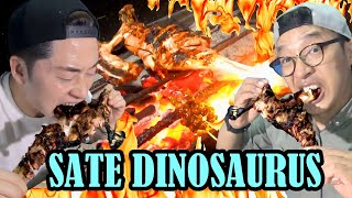 Makan sate Dinosaurus di sukabumi ?!  만화에서 나오는 공룡고기 먹방