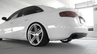 Slammered B8 Audi A4 w  20' Incurve IC S5 Deep Concave Wheels   Rims