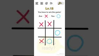 Pass the level 13 of brain out game on ios/android