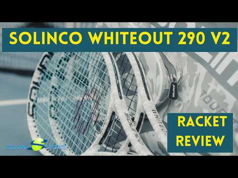 Miniatura do vídeo: Solinco Whiteout 290 v2 Tennis Racket Review