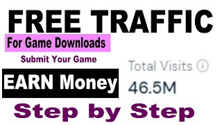 Submit your game on Crazygames website and get Free Traffic for Game Downloads & Installation