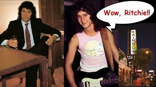 What really happened when Eddie Van Halen met Ritchie Blackmore!!!