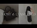 5 MOST &amp; LEAST USED HANDBAGS | ALYSSA LENORE