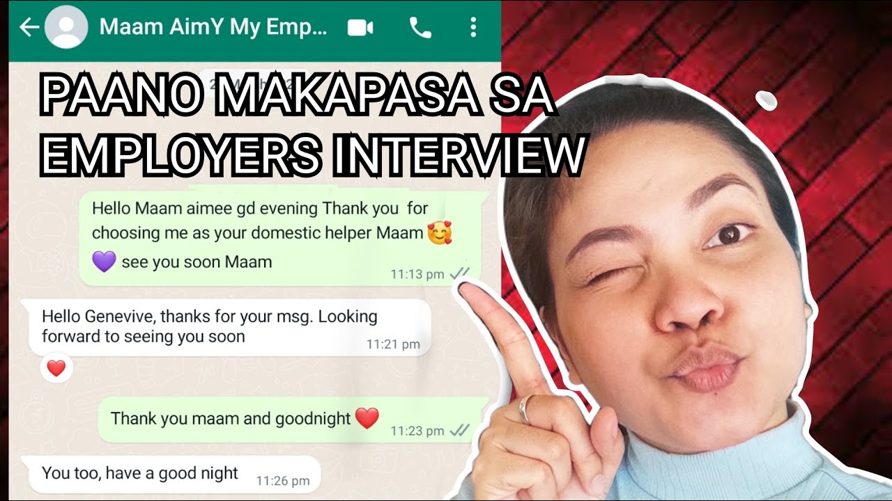 PAANO MAG INTERVIEW ANG MGA EMPLOYER SA HONGKONG|FIRST INTERVIEW NAHIRED AGAD|ALEAHGEN
