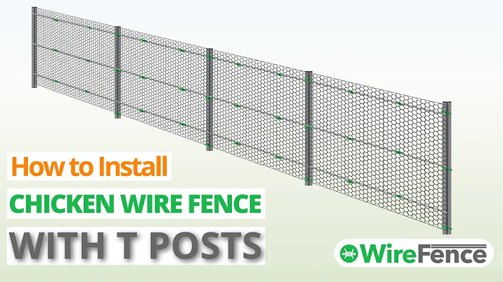 How to Install a Chicken Wire Fence with T Posts (Quick & Easy) | Wire Fence