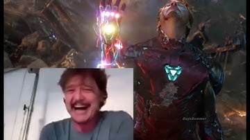 Pedro Pascal Cries Watching Endgame