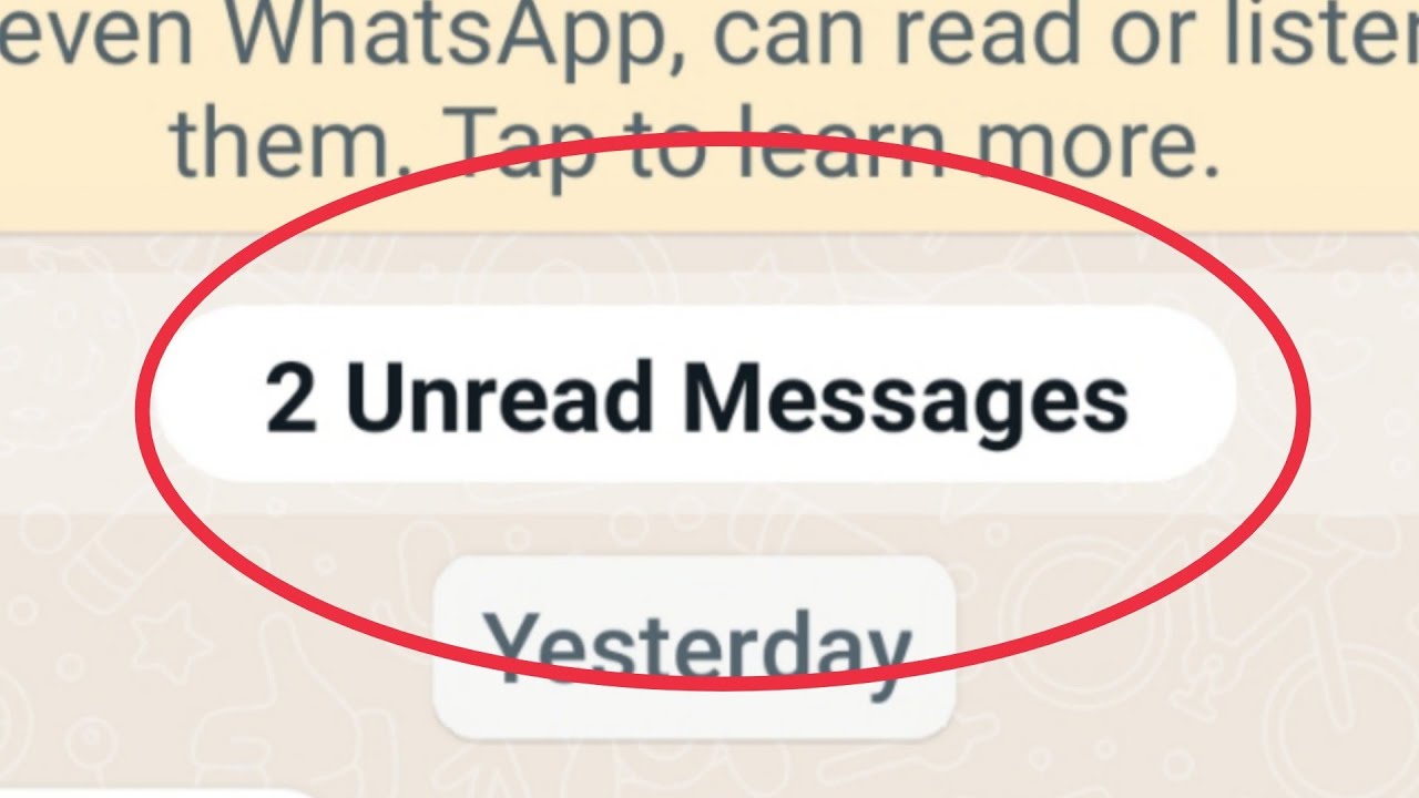 Whatsapp Unread Messages Showing What Is Unread Message In WhatsApp