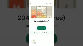 2048 (Ads Free) - 2019-10-14 screenshot 1