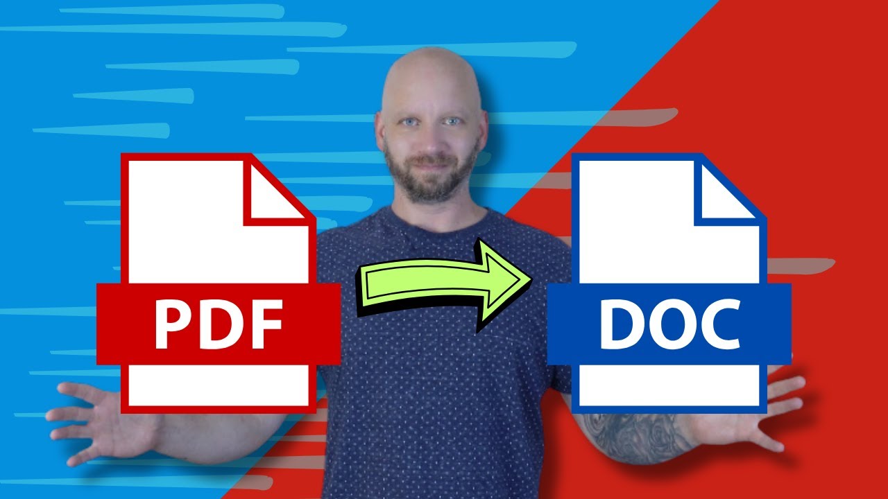 How To Convert PDF To Word FREE Edit Native And Scanned PDF Documents How to convert pdf to word free edit native and scanned pdf documents