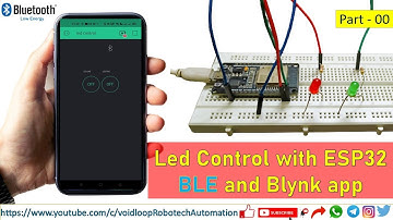 00 Led control with ESP32 BLE and Blynk App