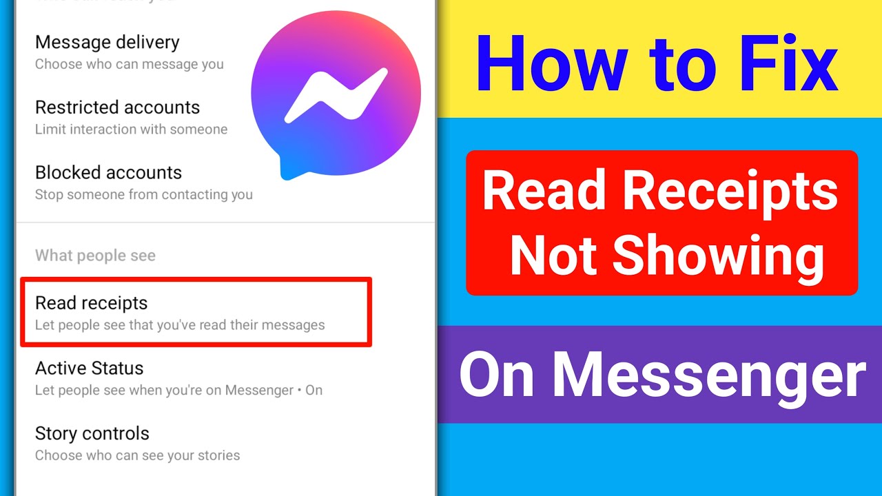 Messenger Read Receipts Feature How To Fix Messenger Read Receipts