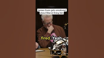James Gunn gets emotional about Marvel firing him #jamesgunn #peacemaker #podcast #superman #marvel