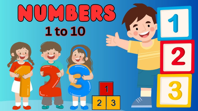 Number 3 - Learn to Count - Numbers from 1 to 10 - The Number