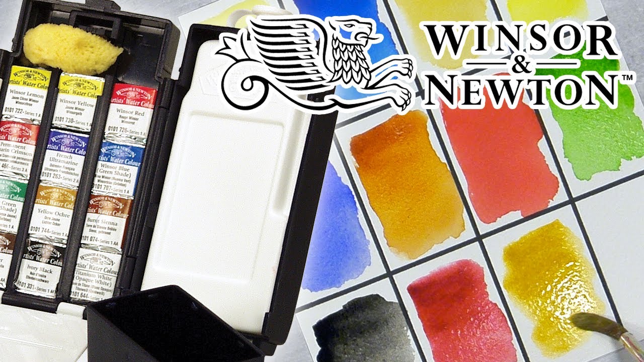 Unbox & Swatch - Winsor & Newton Field Box Watercolor Set 