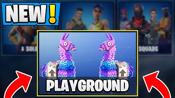 *NEW* Fortnite PLAYGROUND Features! | LTM Gameplay Info! ( Practice Mode )