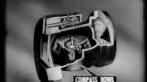 Direct Indicating Magnetic Compass - U.S. Navy Aviation Training Film (1954)