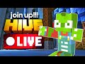 🔴HIVE LIVE 🔴 DECEMBER STREAMING COMEBACK💪🥹🐊 MINECRAFT LIVE ON YOUTUBE 🐊 PARTIES, CS AND MORE! 💥