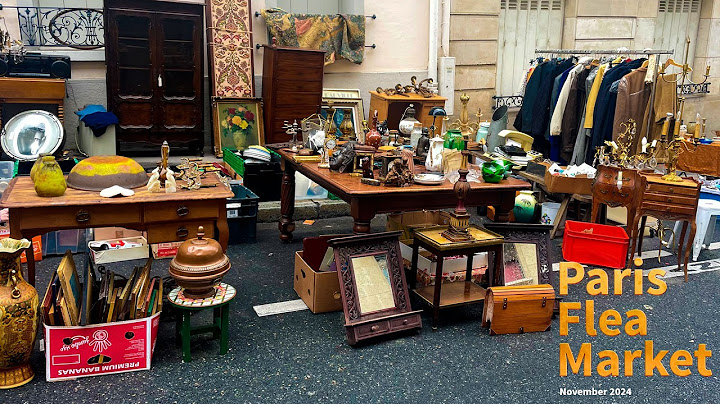 Paris, France 🇫🇷 Flea Market Paradise, Nov. 2024 Paris Walk 4K