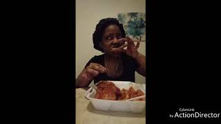 ASMR kims wings w/ Lol Life Of Lanise