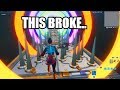 i BROKE this 50 Level Default Deathrun.. (Fortnite Creative)