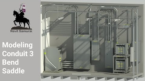 Revit Electrical: Modeling Conduit 3 Bend Saddle in 2D views