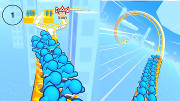 Runner Coaster- Gameplay Walkthrough Part 1Tutorial Android #videogames   #treding #gaming #2022