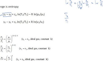 Discuss Ideal Gas Const cp Calc Du Dh Ds Isentropic