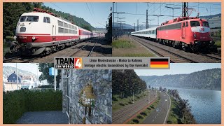 Linke Rheinstrecke (Mainz to Koblenz) review ~ Train Sim World 4