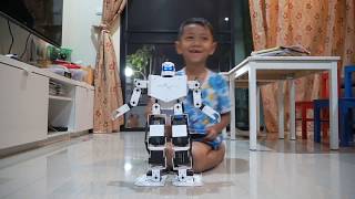หุ่นยนต์ประกอบได้เองที่บ้าน | Humaniod Robot H3s | Arduino robot