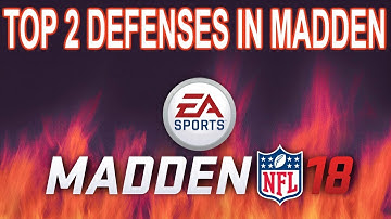 top 2 defenses in madden 18::BEST RUN STOPPING DEFENSE::STOP THE C ROUTES EASY