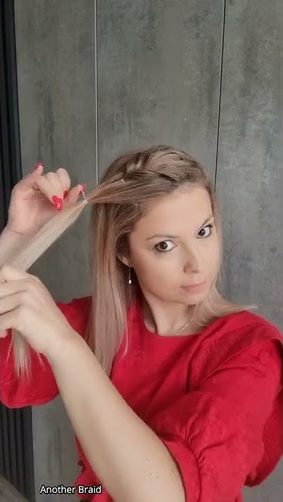  The easiest hairstyle ever 🤌 #hairstyle #braids - YouTube
