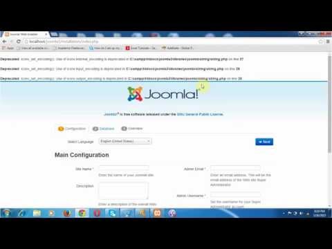 How to fix bug problem during joomla installation