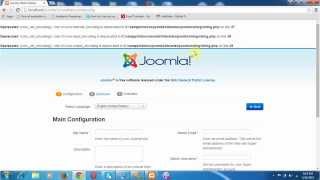 How to fix bug problem during joomla installation