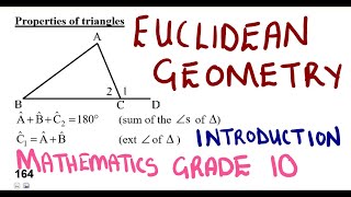 Mathematics Grade 10 Euclidean Geometry Introduction @mathszoneafricanmotives @MathsZoneTV