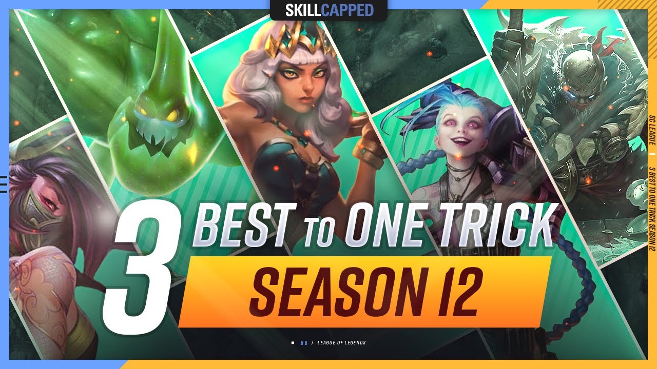 3 BEST CHAMPIONS To ONE TRICK Role In Season 12! - League of Legends Guide