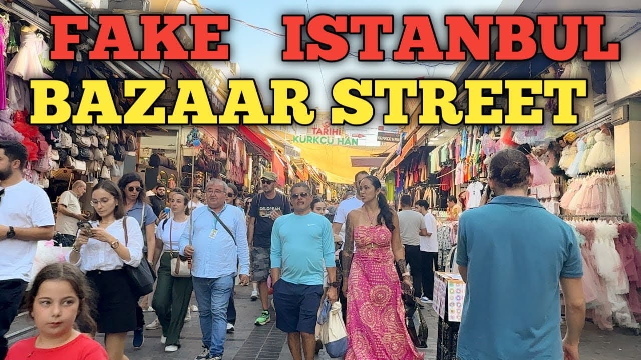 Улица Фальшивого Базара в Стамбуле 2025 | Турция 🇹🇷 | Пешеходная экскурсия