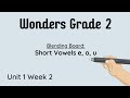 Short Vowel Sounds Quiz