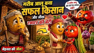 Details Poor Potato Fell in Love with a Rich Tomato Girl ❤️ | Emotional 3D Animation #ailovestory #story  Guide