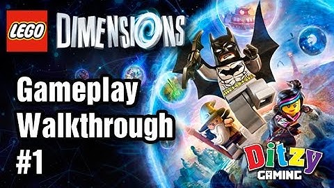 LEGO Dimensions Walkthrough Part 1 | New Game/Batmobile | Gameplay PS4/XB1/WiiU HD