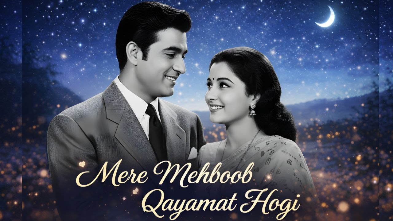 Mere Mehboob Qayamat Hogi | Evergreen Romantic Hindi Song | Retro Bollywood Love | Ishq Vibe