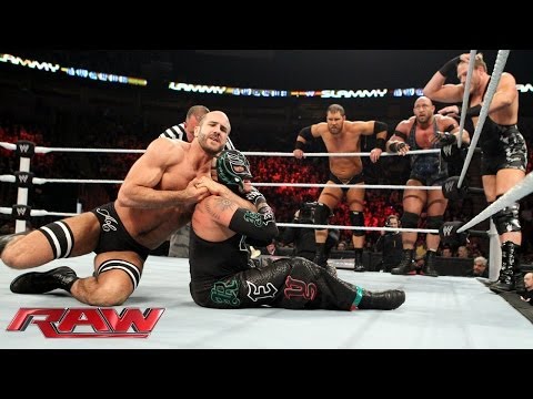 Rey Mysterio, Big Show, Cody Rhodes & Goldust vs. Ryback, Curtis Axel & The Real Americans: Raw, Dec