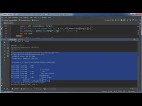 Python Reverse Shell Tutorial   12   Connecting to a Computer Remotely