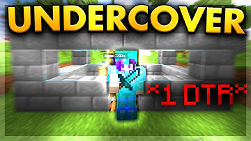 going UNDERCOVER to 1 DTR TRAP... *RISKY* raidable?... | Minecraft HCF