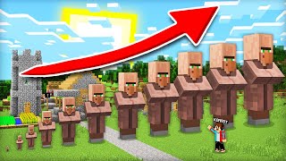 Я Встретил Жителей Всех Размеров В Майнкрафт | Компот Minecraft