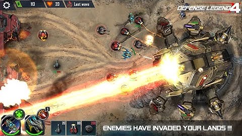 Defense Legend 4: Sci-Fi Tower defense - Android Gameplay