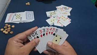 Jogando um pife, jogo de cartas screenshot 1